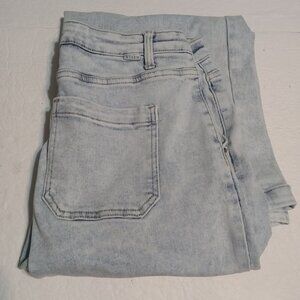 Risen Women's High Rise Wide Cargo Jeans 30x30 RDP5489